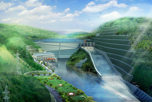 温江老挝南塔河1号水电站项目